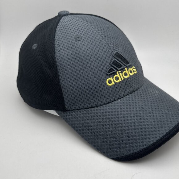 ADIDAS Hat Cap  Black Gray Baseball Cap Hat Adjustable - Picture 2 of 5